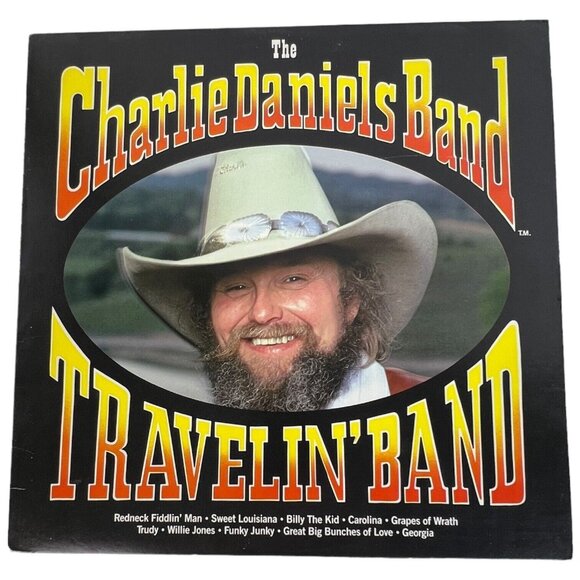 The Charlie Daniels Band Travelin' Band VInyl LP Record Album 1981 P16145 VTG - Picture 2 of 5